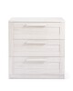 Atlas 4 Piece Cotbed with Dresser Changer, Wardrobe, and Premium Dual Core Mattress Set- White image number 5